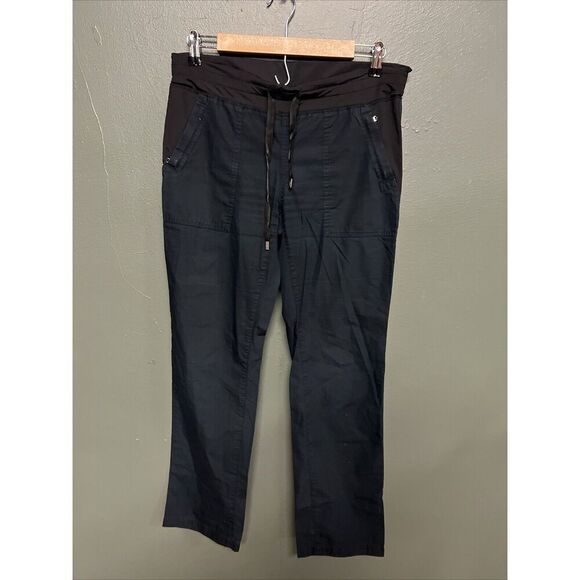 Lauren Ralph Lauren Active Pants Women Size 4 Black Drawstring - Picture 1 of 3